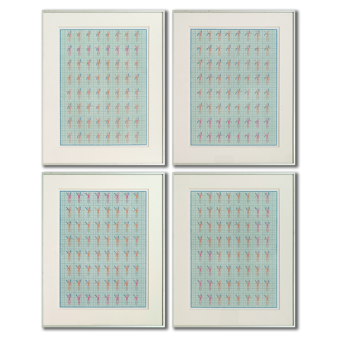 At Rest from the Series Clockworks (Set of Four)