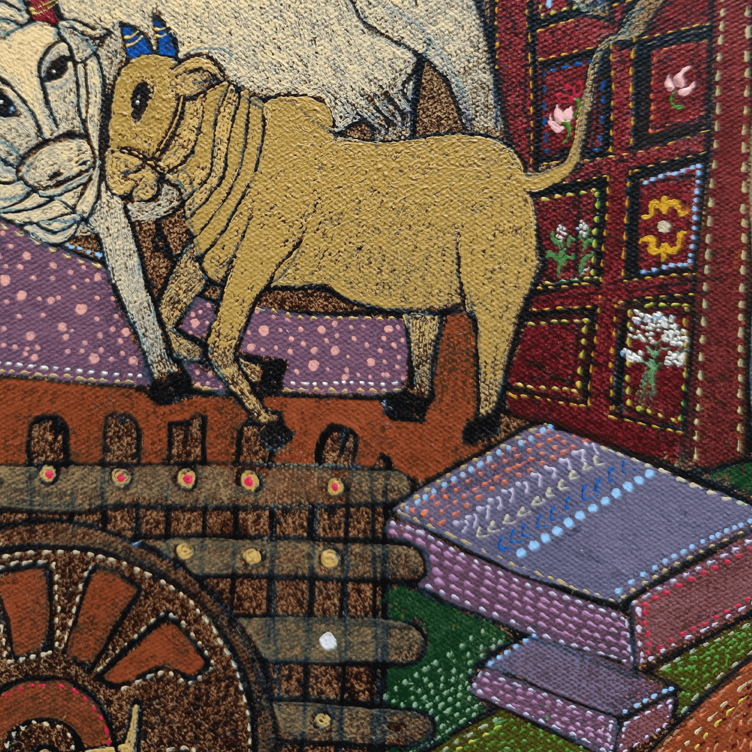 Village Life Miniature (Set of Four)