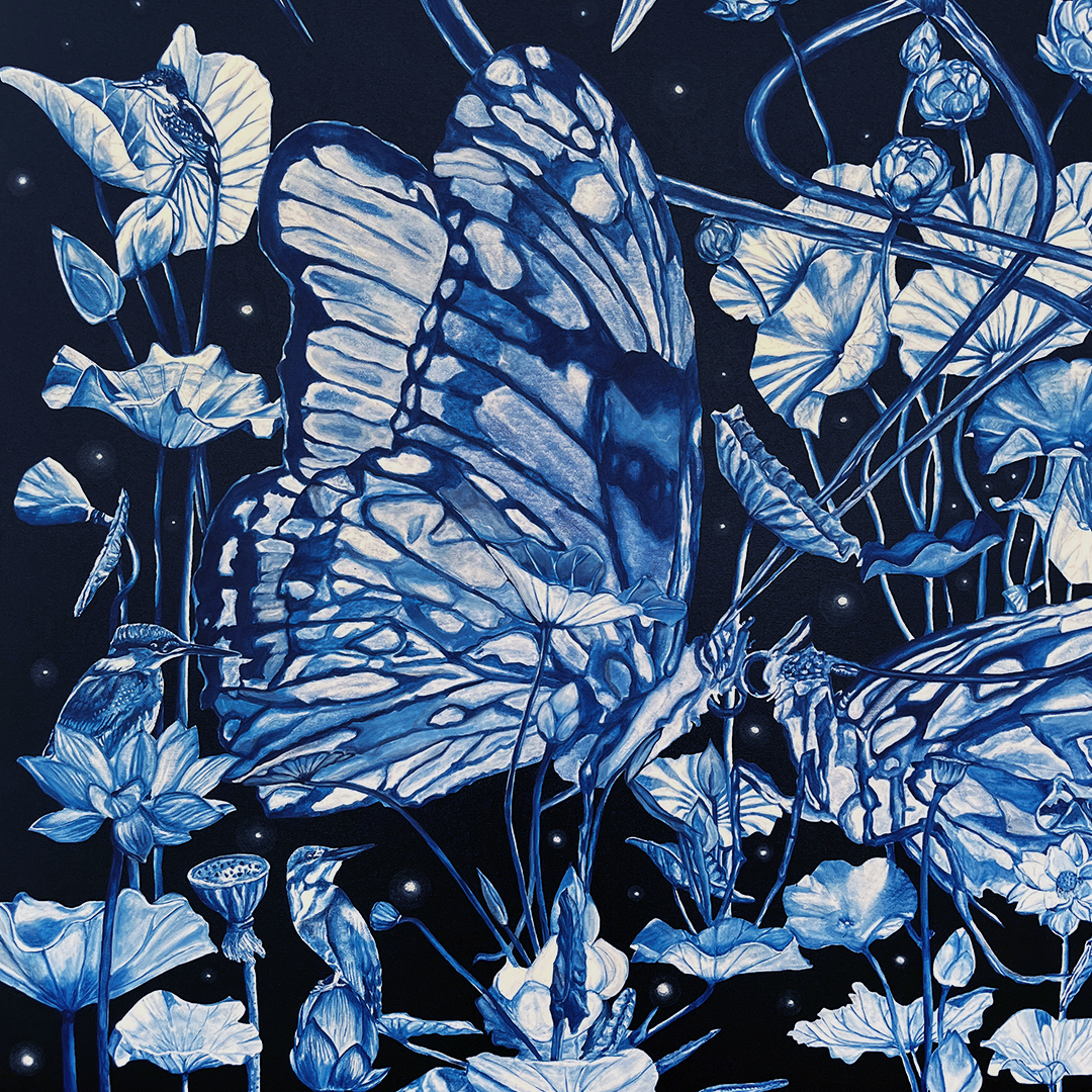 Butterflies at Bannerghatta Lake on the eve of Valentine's  Day