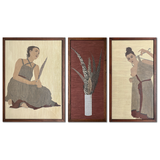 Embrace of Self (Triptych)