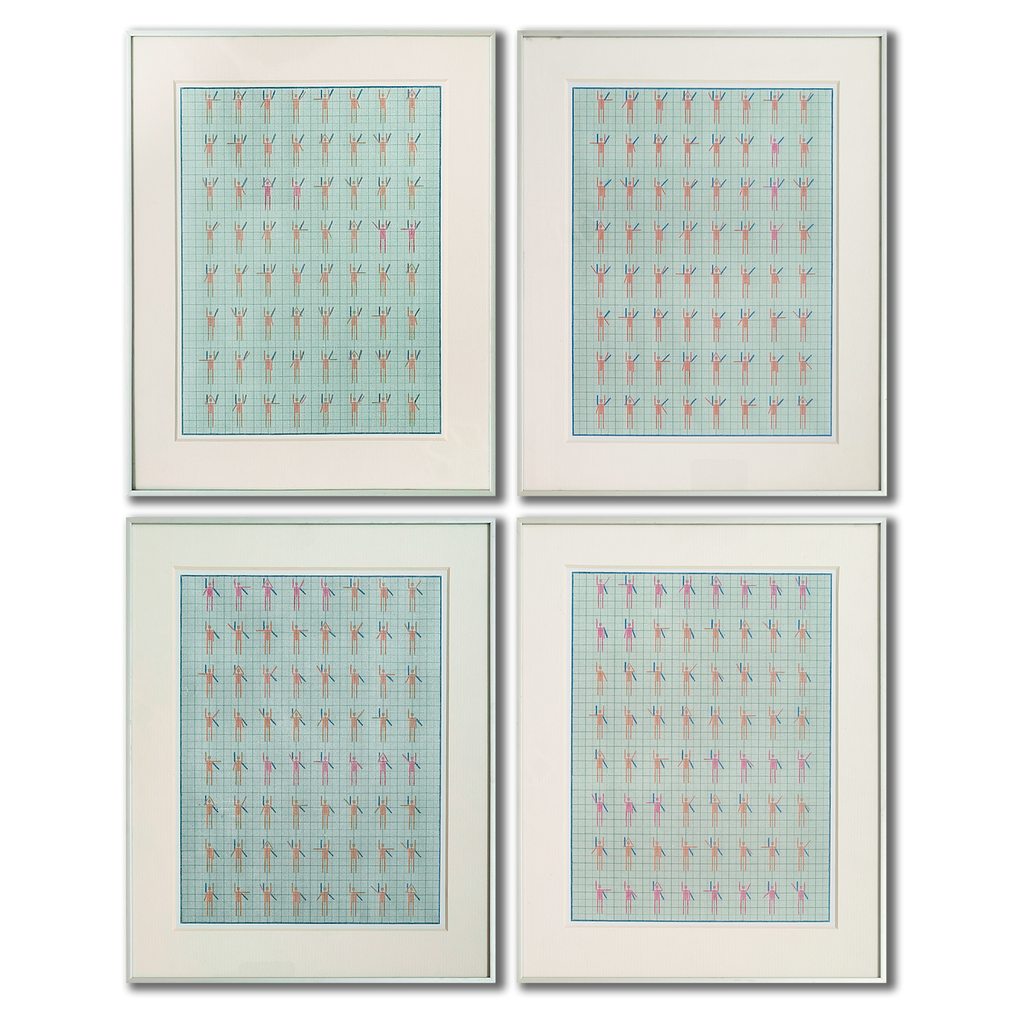 At Work from the Series Clockworks (Set of Four)