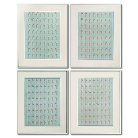 At Work from the Series Clockworks (Set of Four)