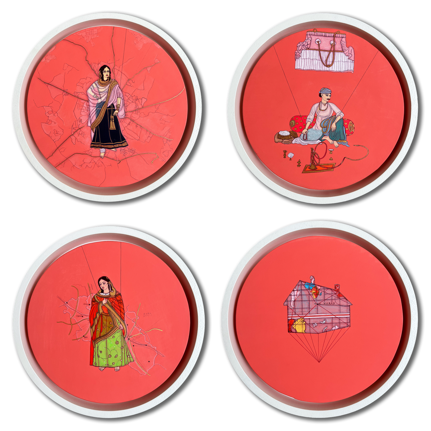 Lucknow Legacy - 2  (Set of Four)