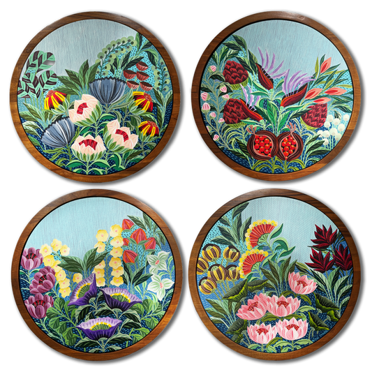 Fantasy Garden - Sacred Geometry (Set of 4)