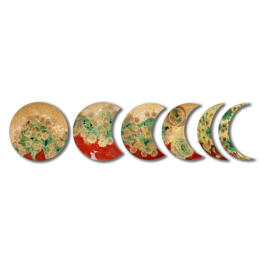 It Will Rain Again When We Meet  (Set of 6, Moon Series)