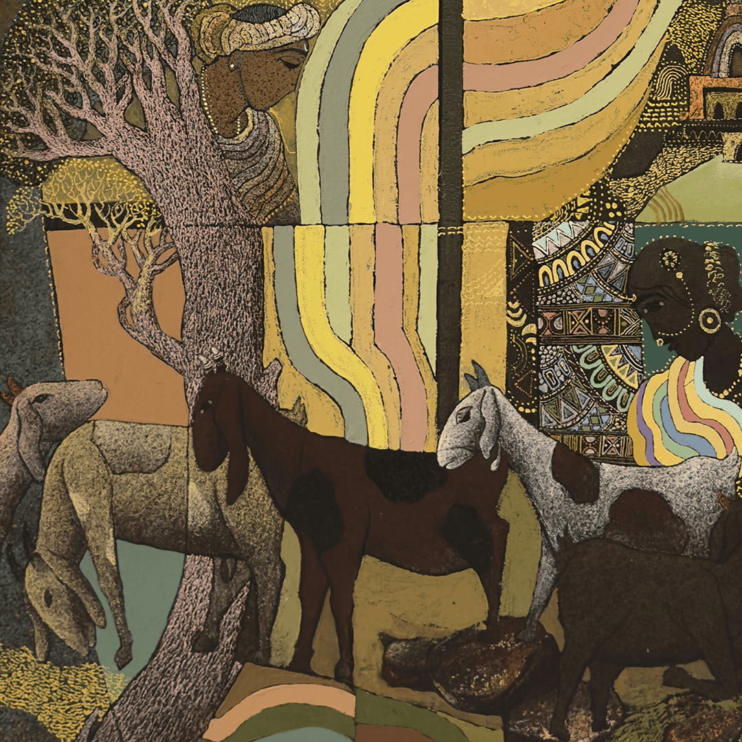 Lady with Goat
