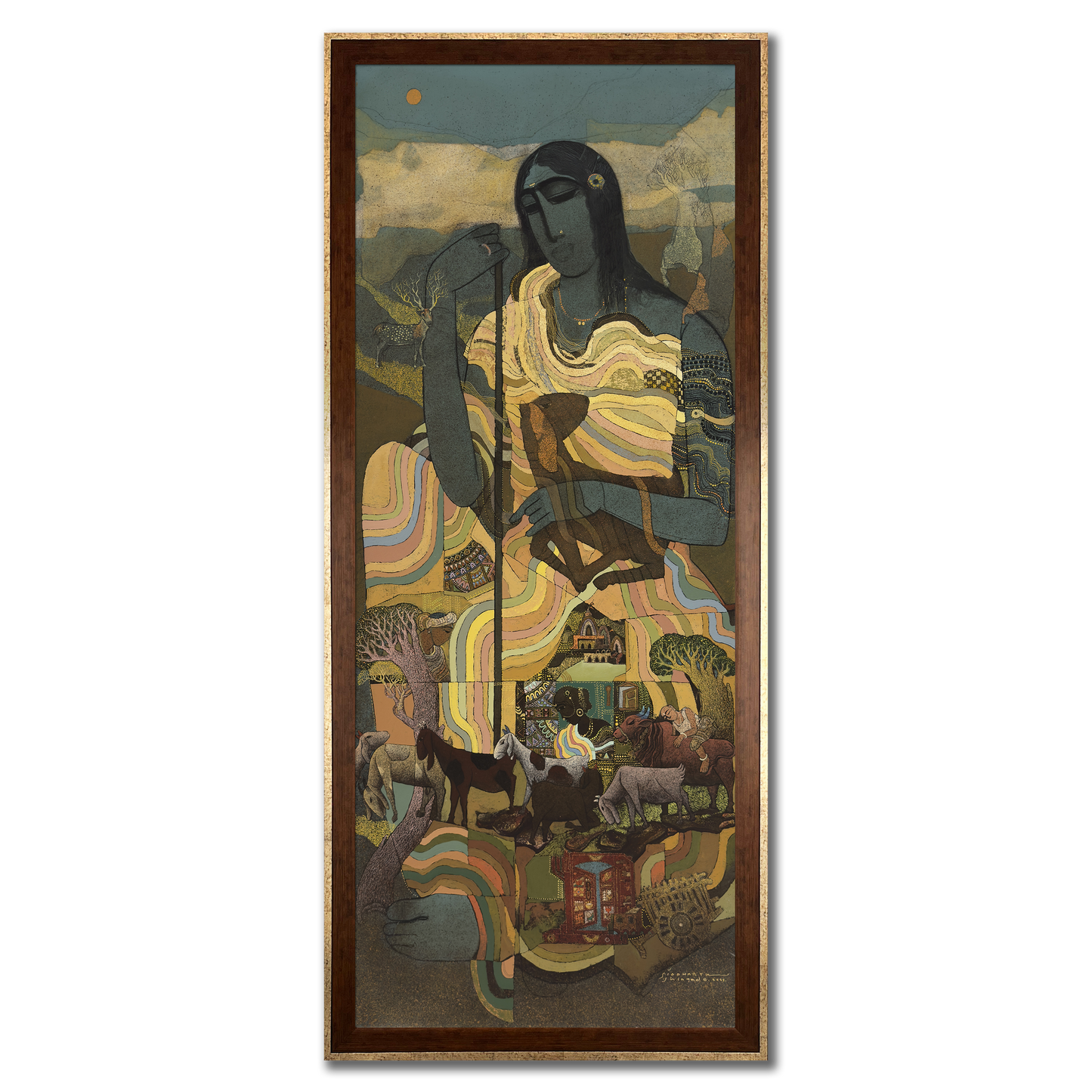 Lady with Goat
