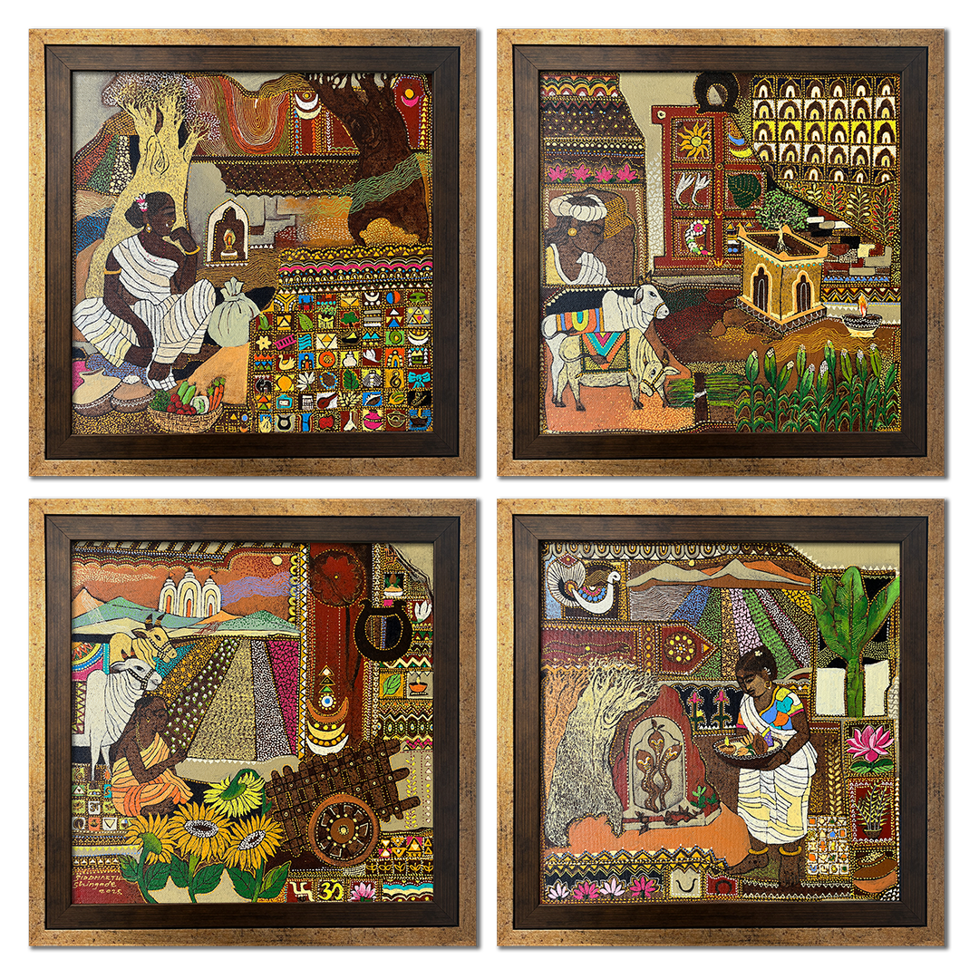Village Series (Set of 4)
