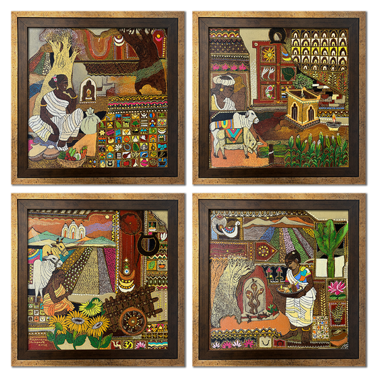 Village Series (Set of 4)